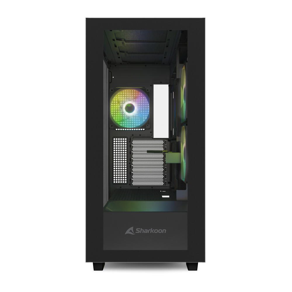 Sharkoon PC Gehäuse Rebel C60 Black RGB ATX schwarz