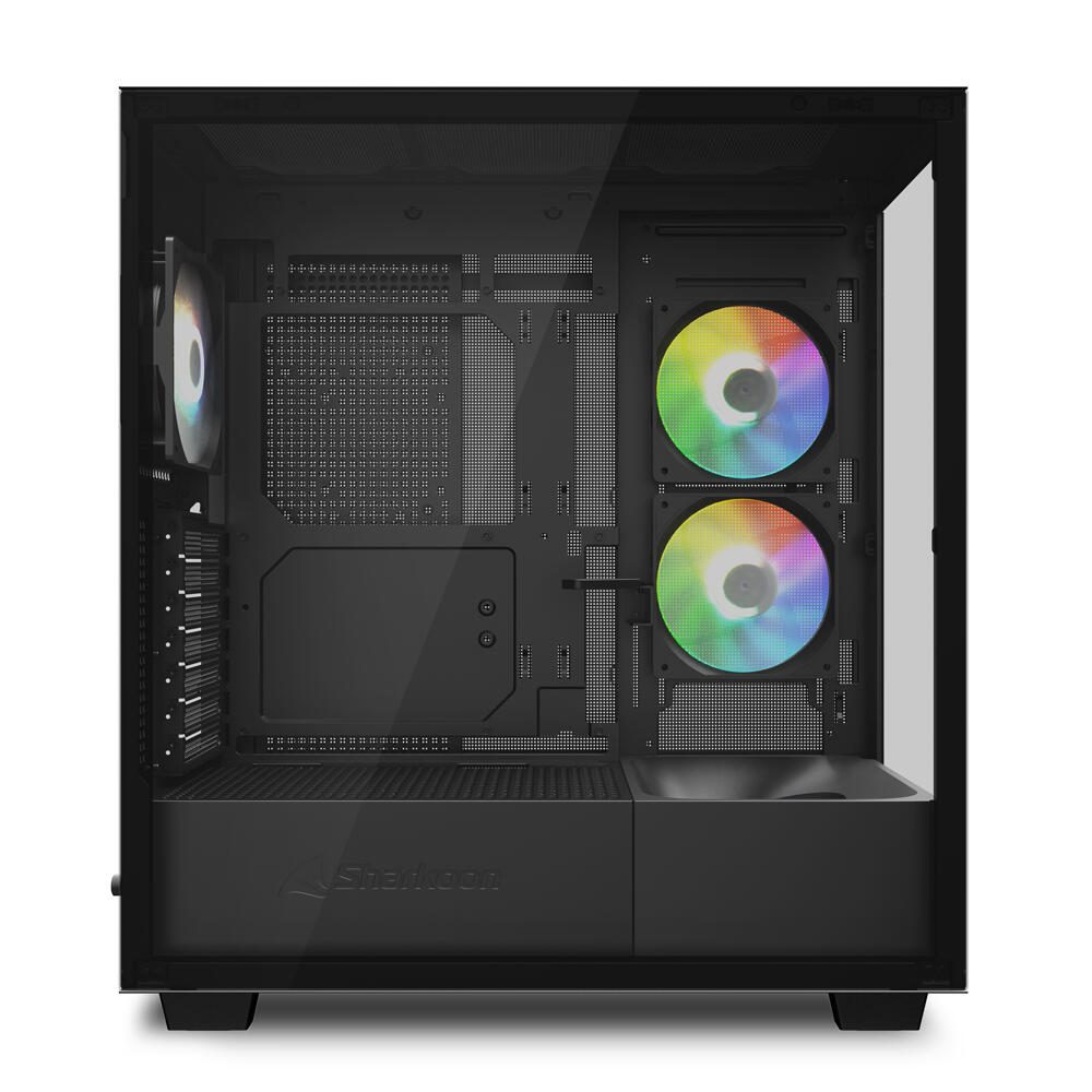Sharkoon PC Gehäuse Rebel C60 Black RGB ATX schwarz