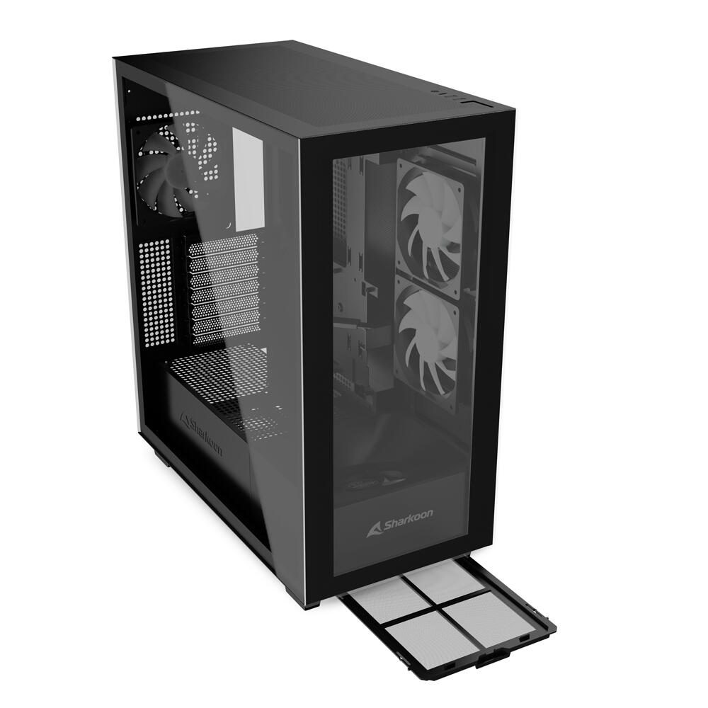 Sharkoon PC Gehäuse Rebel C60 Black RGB ATX schwarz