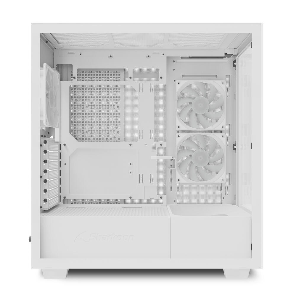 Sharkoon PC Gehäuse Rebel C60 White RGB ATX weiß