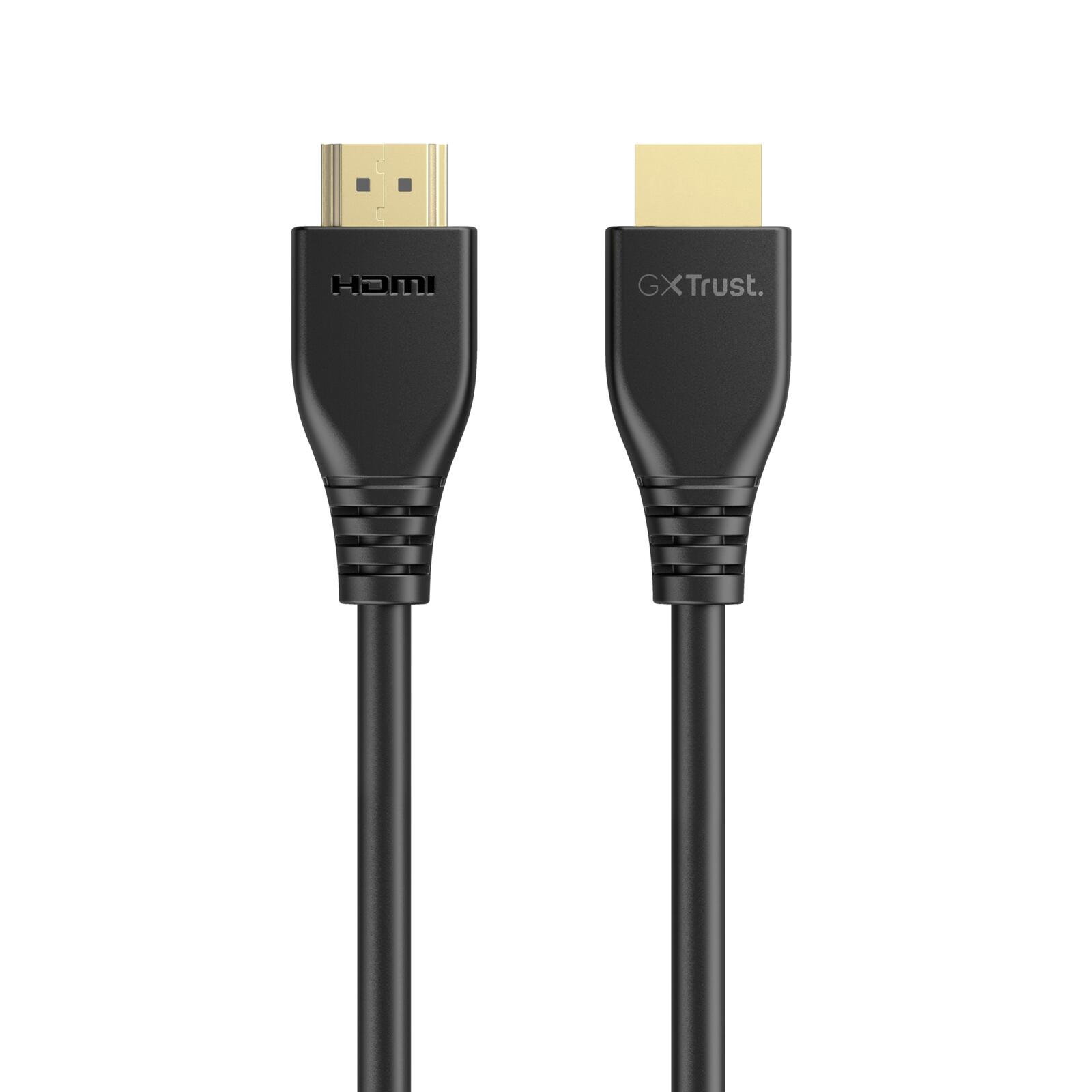 Trust Gaming GXT 731 Ruza Ultraschnelles HDMI-Kabel - Schwarz