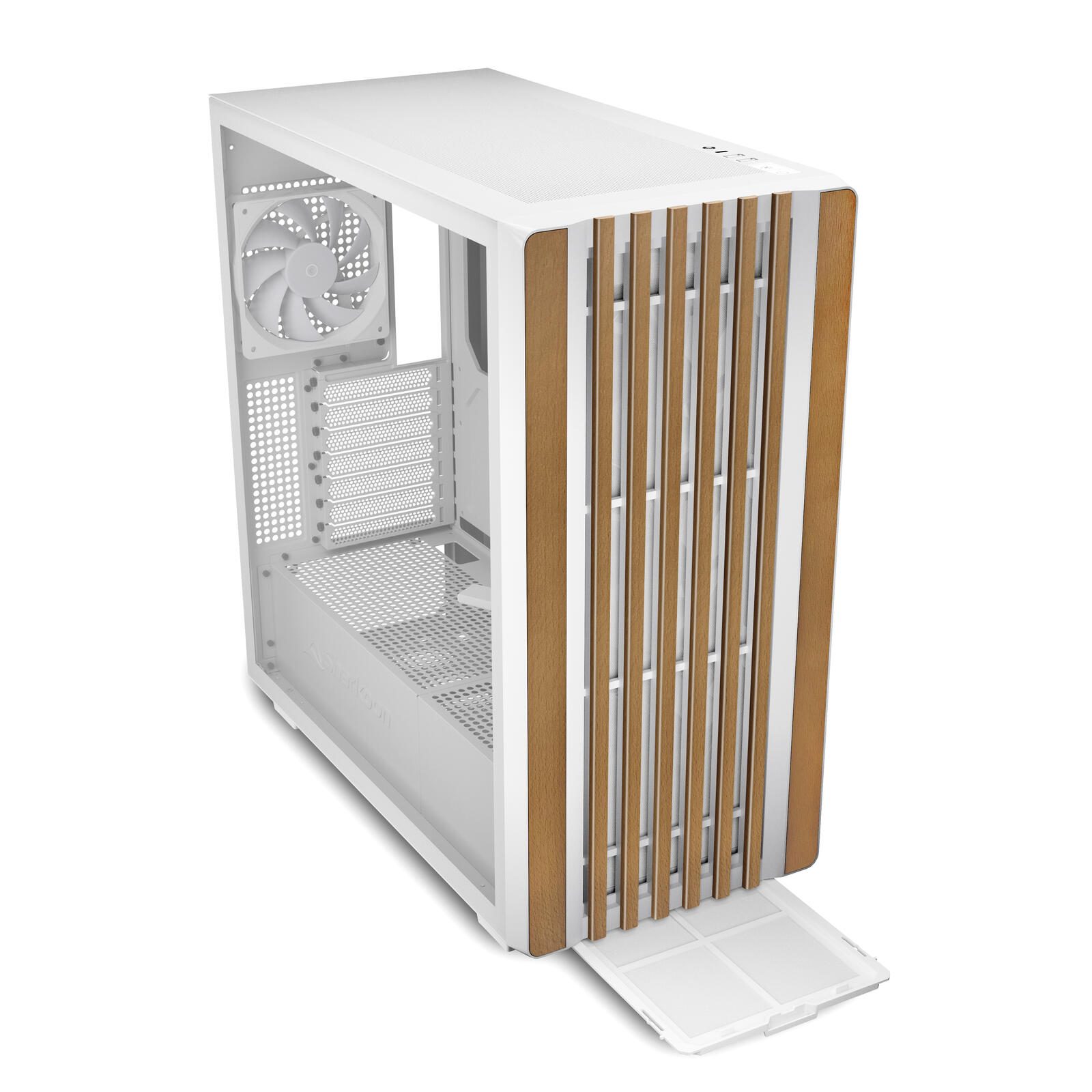 Sharkoon PC Gehäuse Rebel C70G RGB White ATX weiß