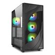 Sharkoon PC Gehäuse Rebel C80G RGB ATX schwarz