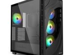 Sharkoon PC Gehäuse Rebel C80G RGB ATX schwarz