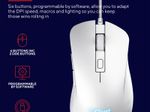 Trust GXT924W Ybar+ Hochleistungsfähige Gaming-Maus - Weiß