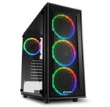 Sharkoon PC Gehäuse TG4M RGB ATX schwarz