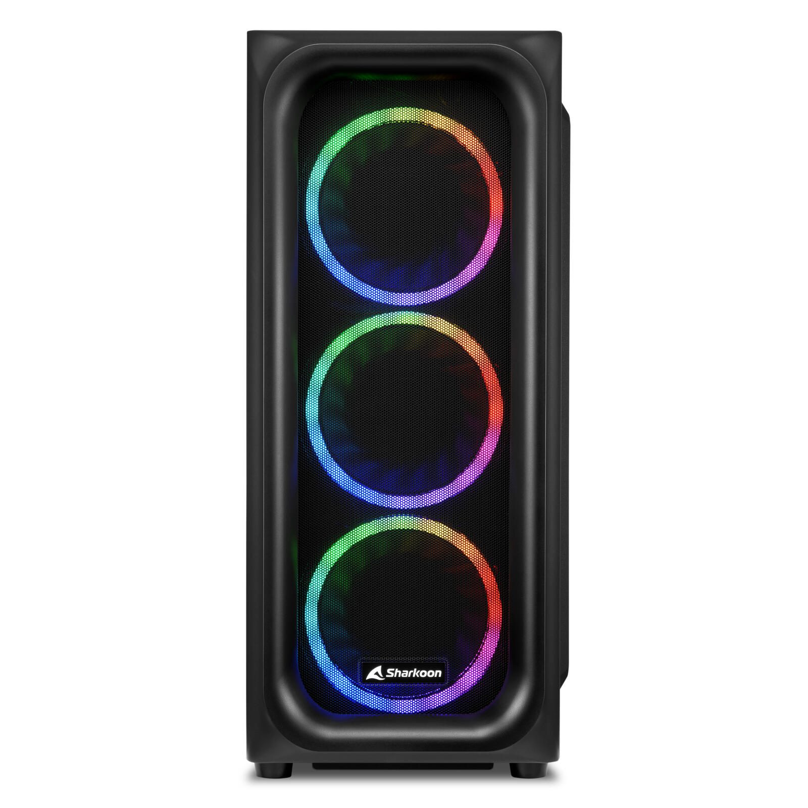 Sharkoon PC Gehäuse TK5M RGB ATX schwarz