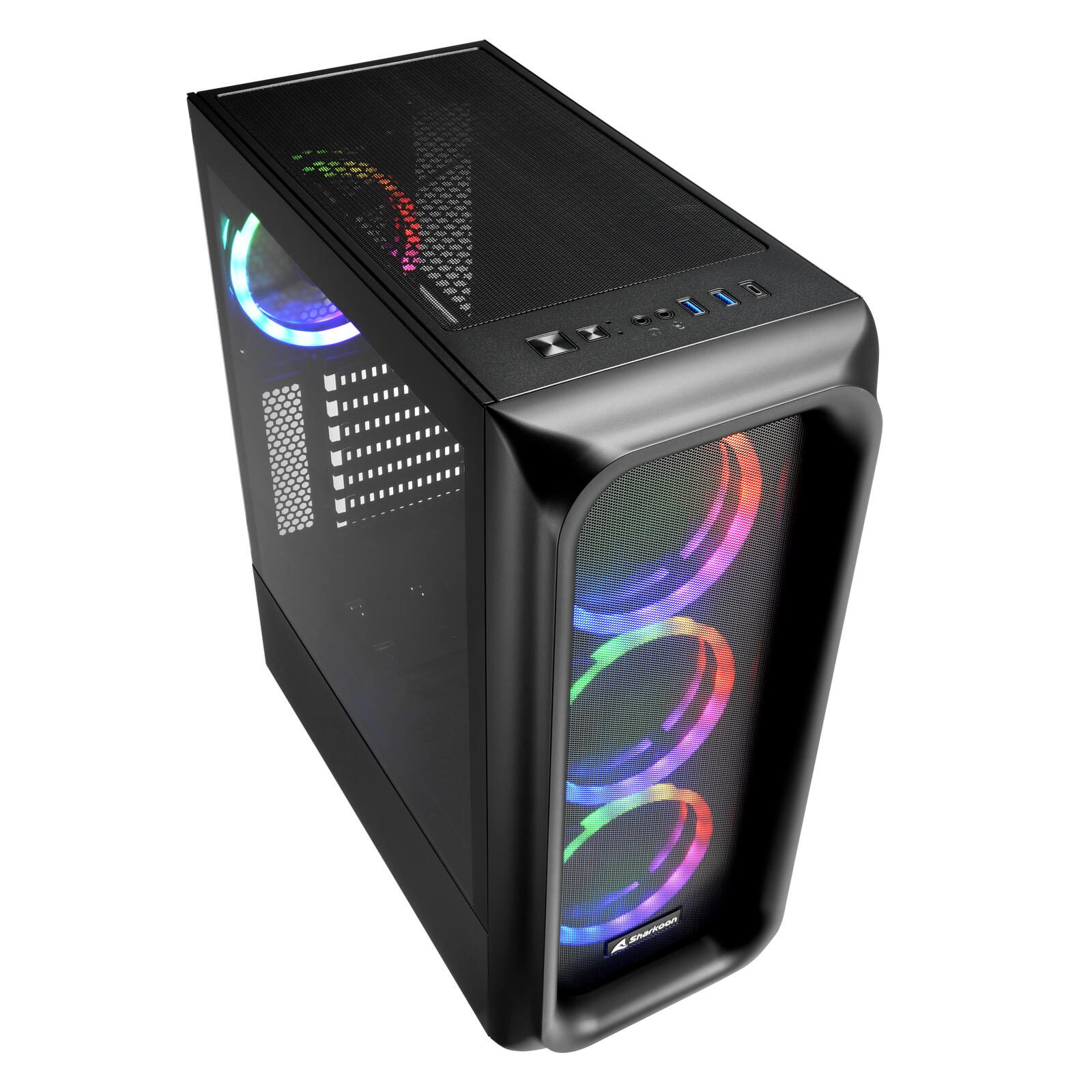 Sharkoon PC Gehäuse TK5M RGB ATX schwarz
