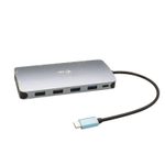 I-TEC USB-C Metal Nano 3x Display Docking Station mit Power Delivery 100W