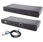 I-TEC USB 3.0/USB-C/Thunderbolt Dual Displlay Docking Station mit Power Delivery 100W