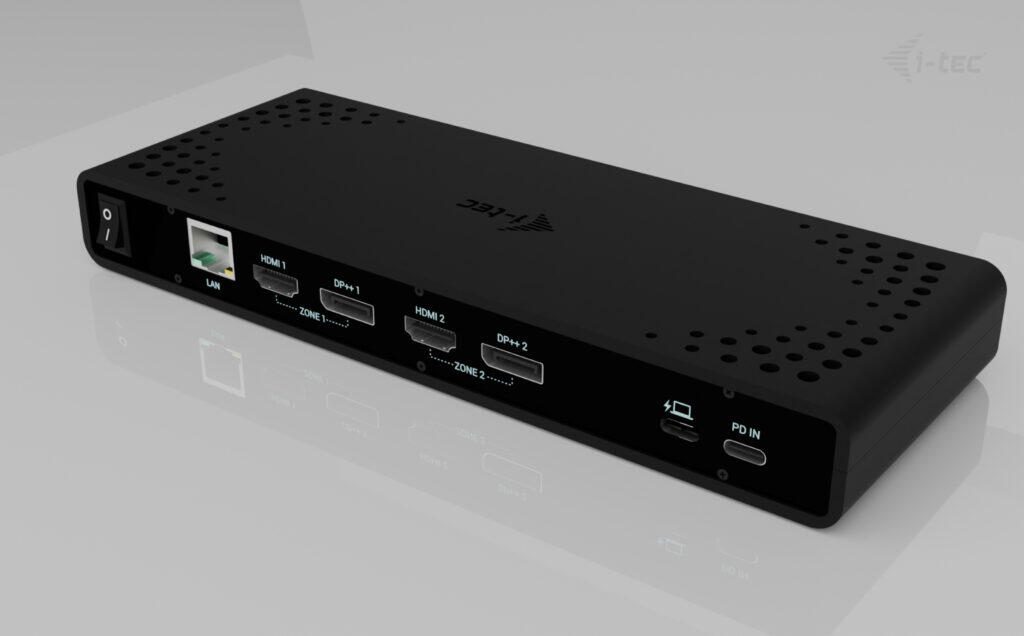 I-TEC Universal Dual 4K Display Docking Station mit Power Delivery 85W