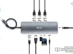 I-TEC USB C Metal Nano Docking Station mit Power Delivery 100W