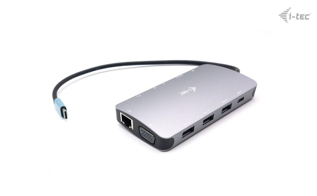I-TEC USB-C Metal Nano Docking Station mit Power Delivery 100W