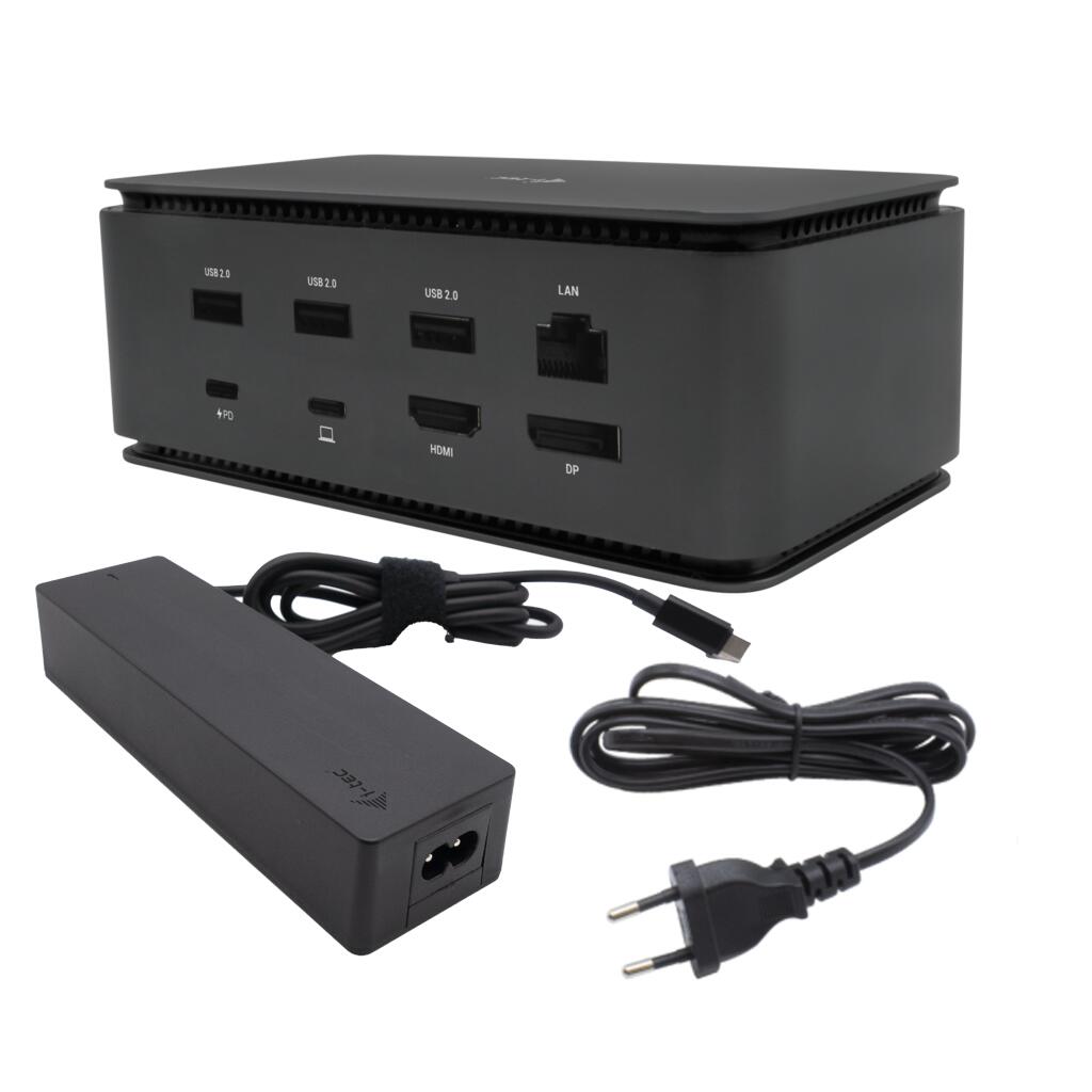 I-TEC USB4 Metal Docking Station mit Power Delivery 80W