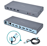 i-tec USB-A / USB-C / Thunderbolt Dual Display Docking Station