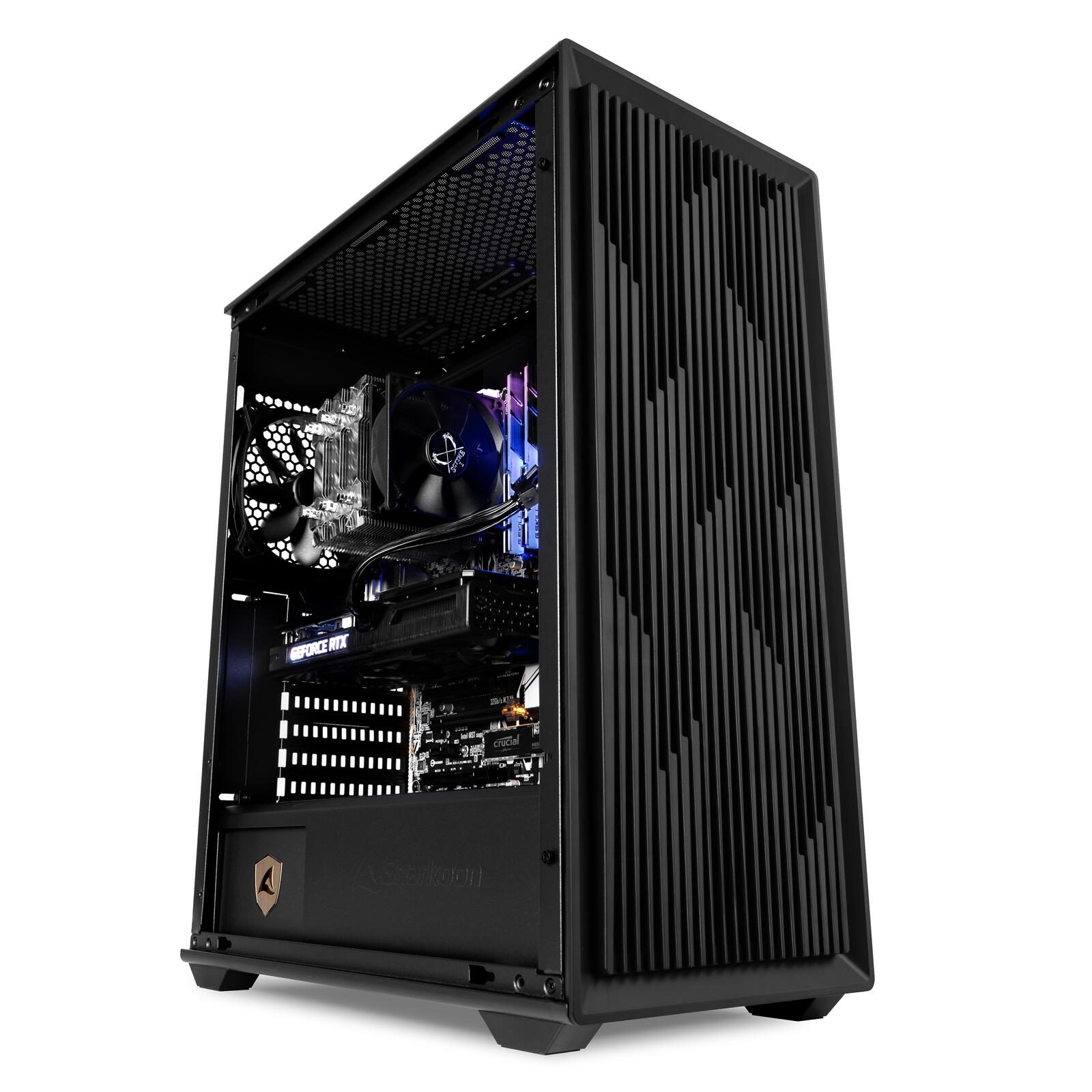 Sharkoon PC Gehäuse VK2 Black ATX schwarz