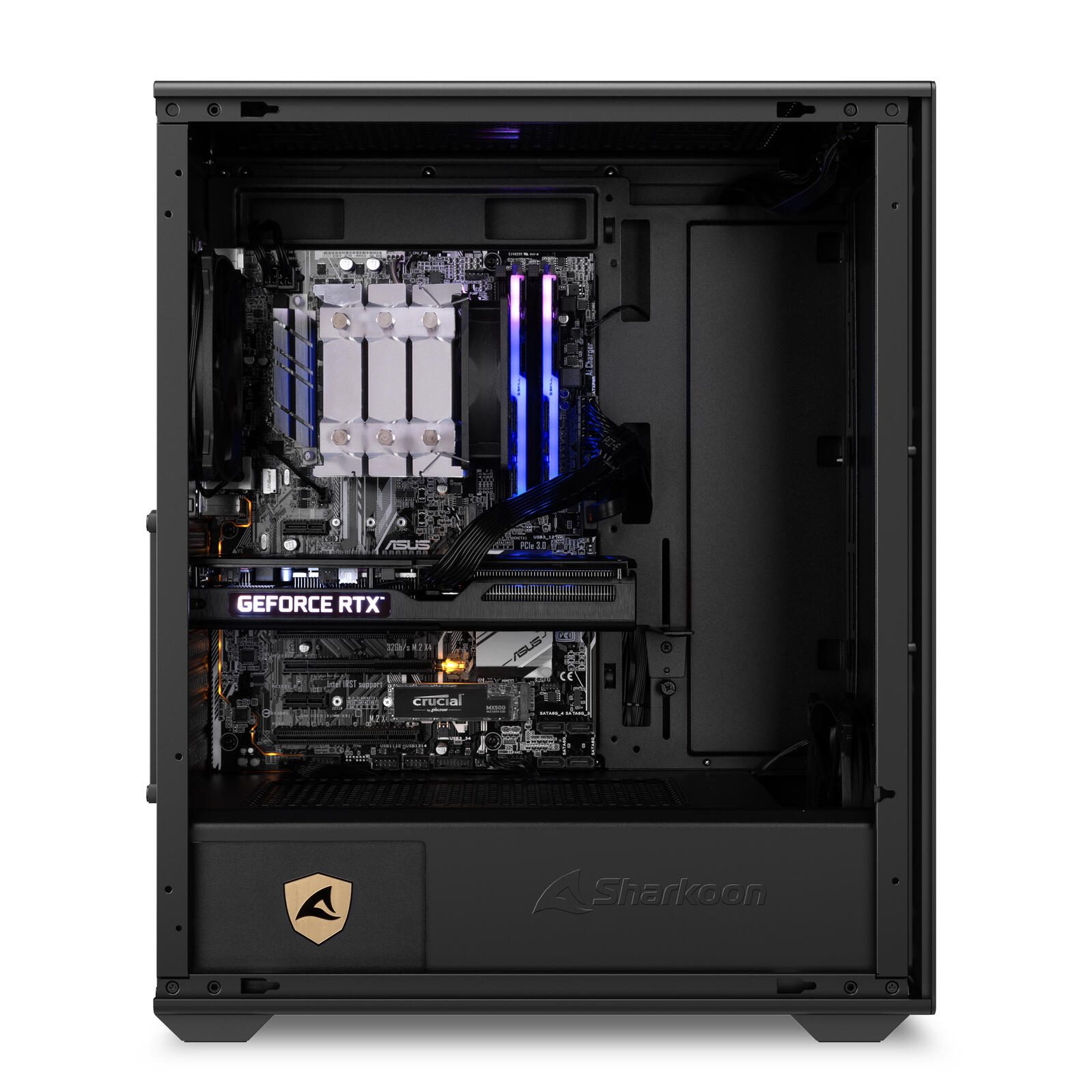 Sharkoon PC Gehäuse VK2 Black ATX schwarz