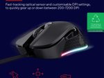 Trust Gaming GXT 922 Ybar Gaming-Maus - Schwarz