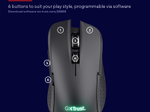 Trust Gaming GXT 923 Ybar Kabellose Gaming-Maus - Schwarz