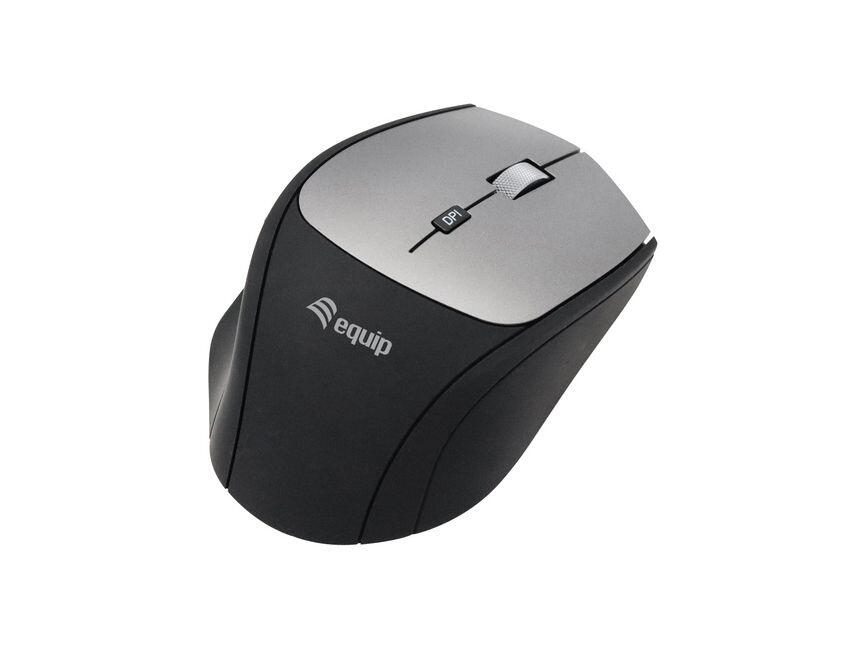 Equip kabellose Maus mit Dual Connect USB-A/C - Schwarz