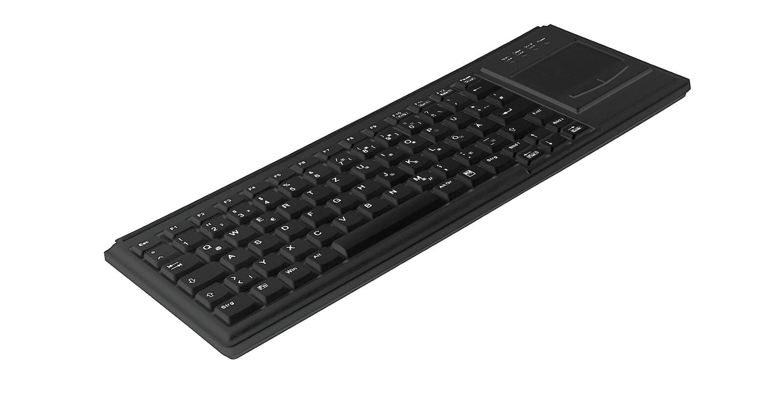 Active Key IndustrialKey AK-4400-G Tastatur mit Touchpad - QWERTZ Deutsch - Schwarz