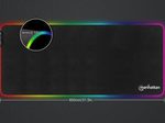 Manhattan Gaming-Mauspad mit RGB-Beleuchtung - XXL - Schwarz