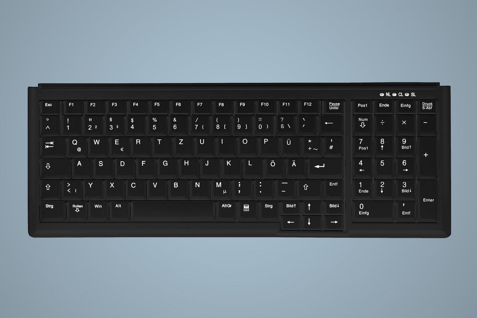 Active Key АК-7000 Tastatur - QWERTZ Deutsch - Schwarz