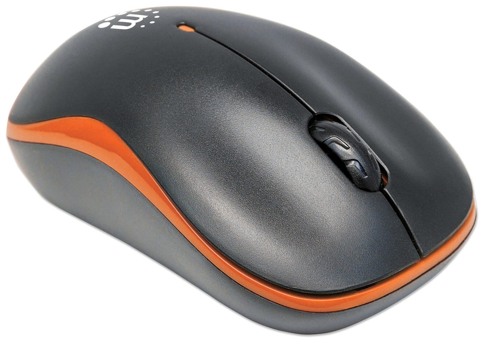 Manhattan Success kabellose Maus- Schwarz/Orange
