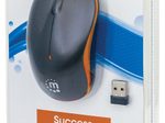 Manhattan Success kabellose Maus- Schwarz/Orange