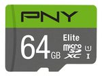 PNY Elite microSDXC UHS-I Speicherkarte 64 GB