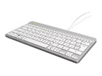 R-Go Tools Compact Break kabelgebundene Tastatur - QWERTZ DE - weiß