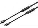 Manhattan USB-C to USB-C Kabel 5 m, Schwarz