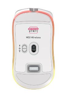 CHERRY Xtrfy M50 kabellose/kabelgebundene Maus - weiß