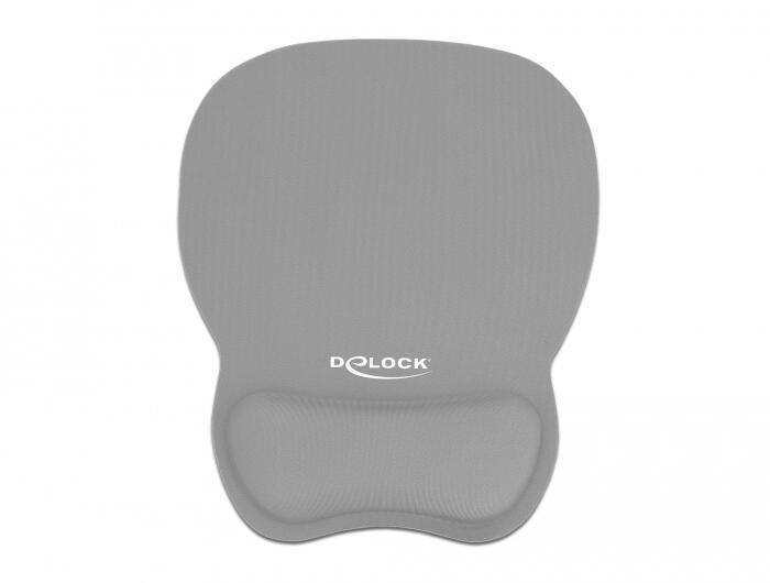 DeLOCK Ergonomisches Mauspad mit Handballenauflage 245 x 206 mm - grau