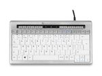 BakkerElkhuizen S-board 840 kabelgebundene Tastatur - QWERTY UK - hellgrau, weiß