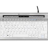 BakkerElkhuizen S-board 840 kabelgebundene Tastatur - QWERTY UK - hellgrau, weiß