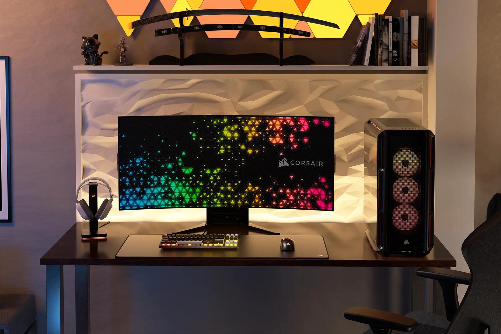 Corsair Gaming Darkstar kabellose Maus, schwarz