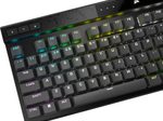 Corsair K70 MAX Gaming Tastatur - QWERTZ - Deutsch - Stahlgrau