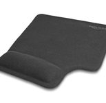 DeLOCK Ergonomisches Mauspad mit Gel Handballenauflage - Linkshänder, schwarz