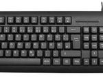 MediaRange MROS114 kabelgebundene USB-Tastatur mit Kartenleser - Schwarz