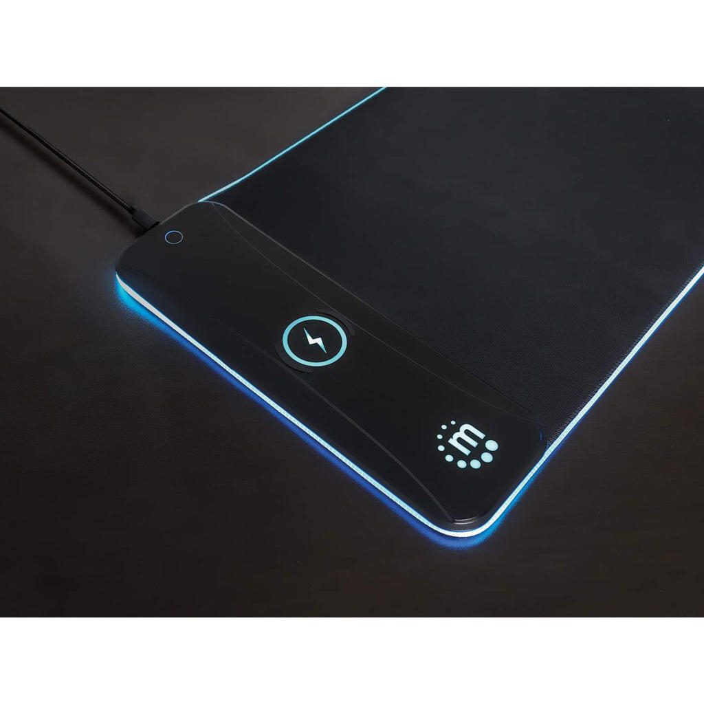 Manhattan RGB LED Gaming-Mauspad - XXL - Schwarz