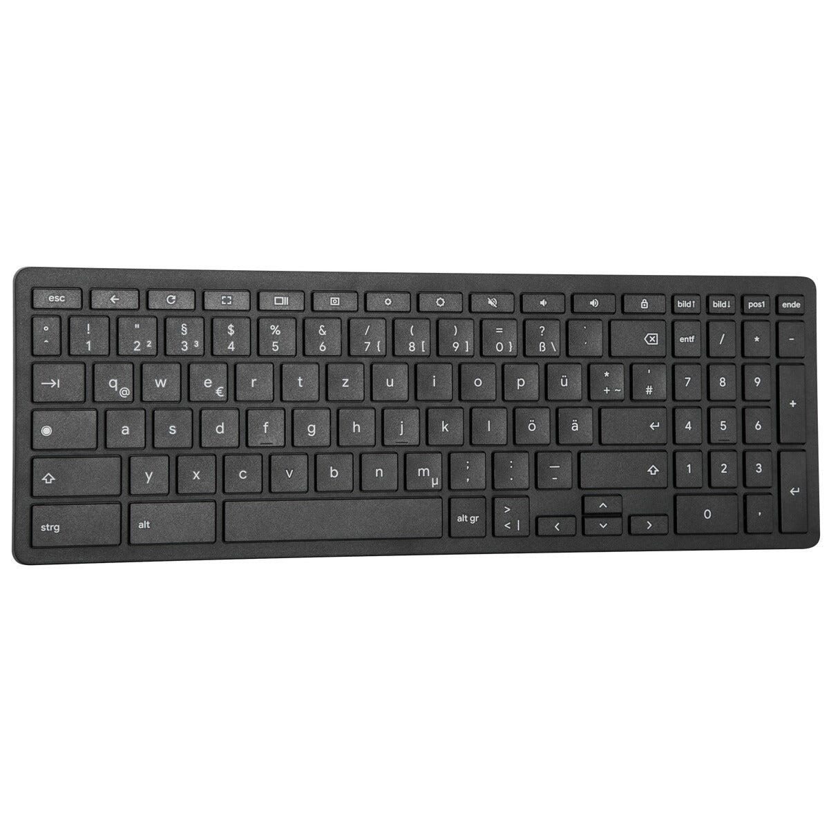 Targus AKB872 kabellose Tastatur für Chromebook - QWERTZ Deutsch - Schwarz