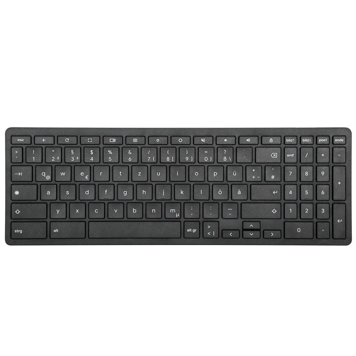 Targus AKB872 kabellose Tastatur für Chromebook - QWERTZ Deutsch - Schwarz