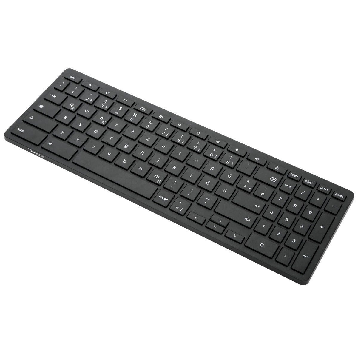 Targus AKB872 kabellose Tastatur für Chromebook - QWERTZ Deutsch - Schwarz