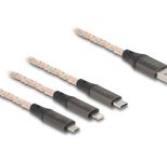 DeLOCK 3 in 1 Kabel zum Laden - 1.2 m