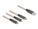 DeLOCK 3 in 1 Kabel zum Laden - 1.2 m