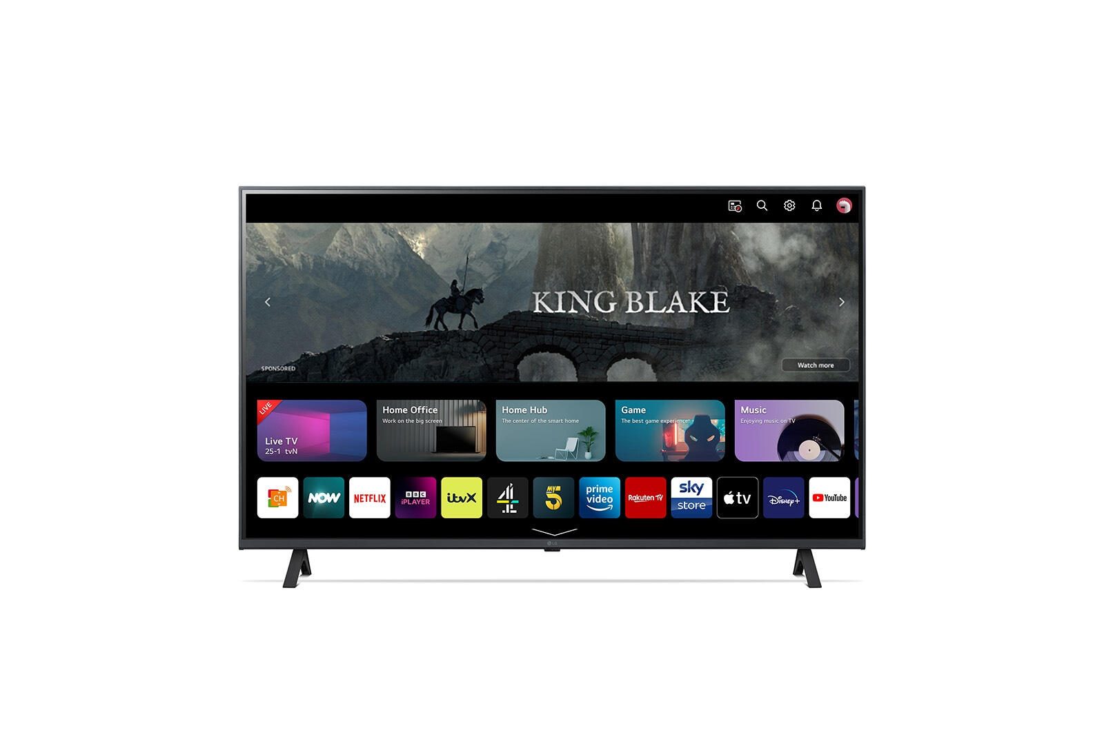 LG UHD 65UR78006LK 4K UHD Smart TV 165,1 cm (65")