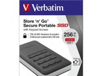 Verbatim Store 'n' Go SSD mit Tastenfeldzugriff - 256 GB