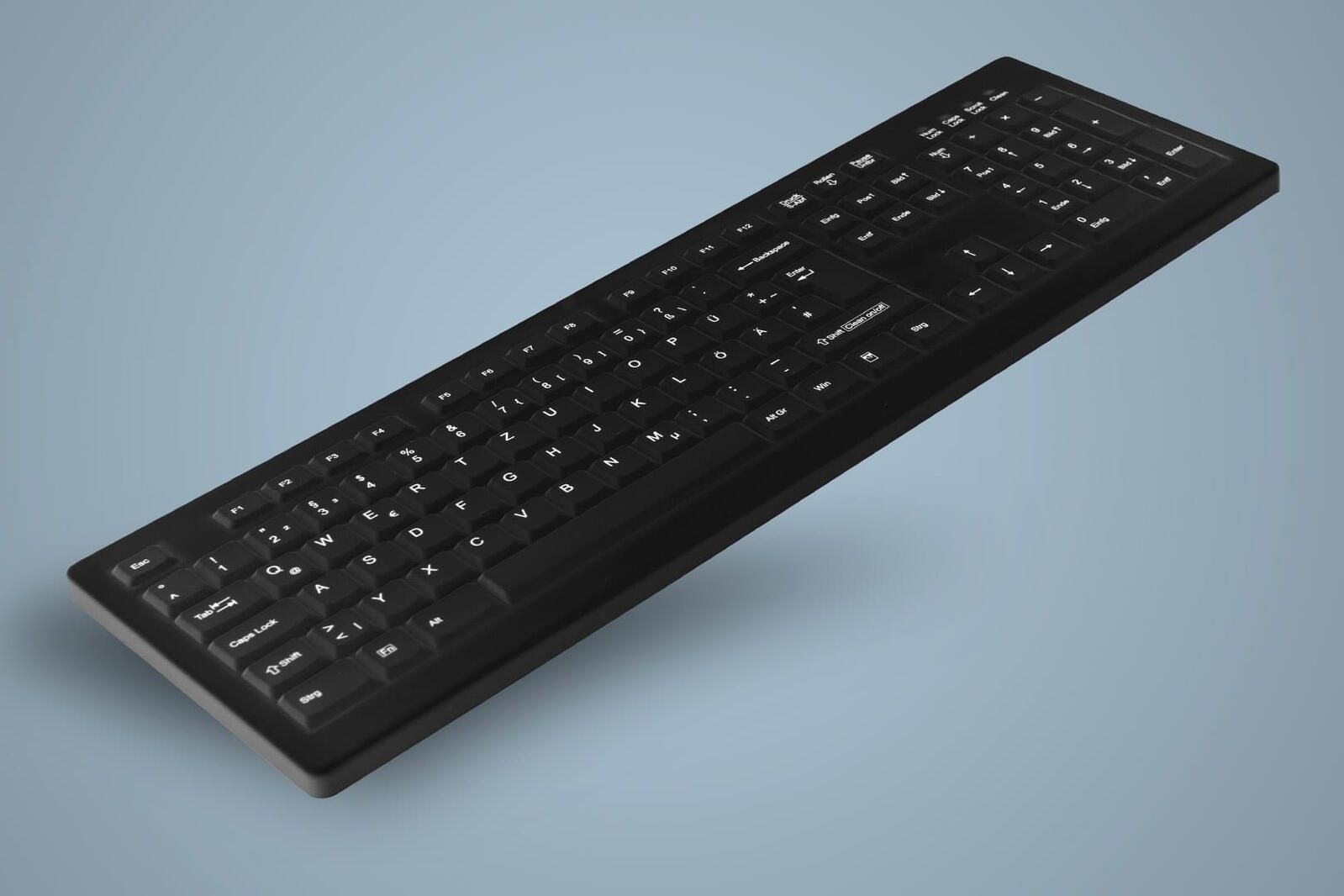 Active Key MedicalKey AK-C8100 kabellose Tastatur - QWERTZ Deutsch - Schwarz