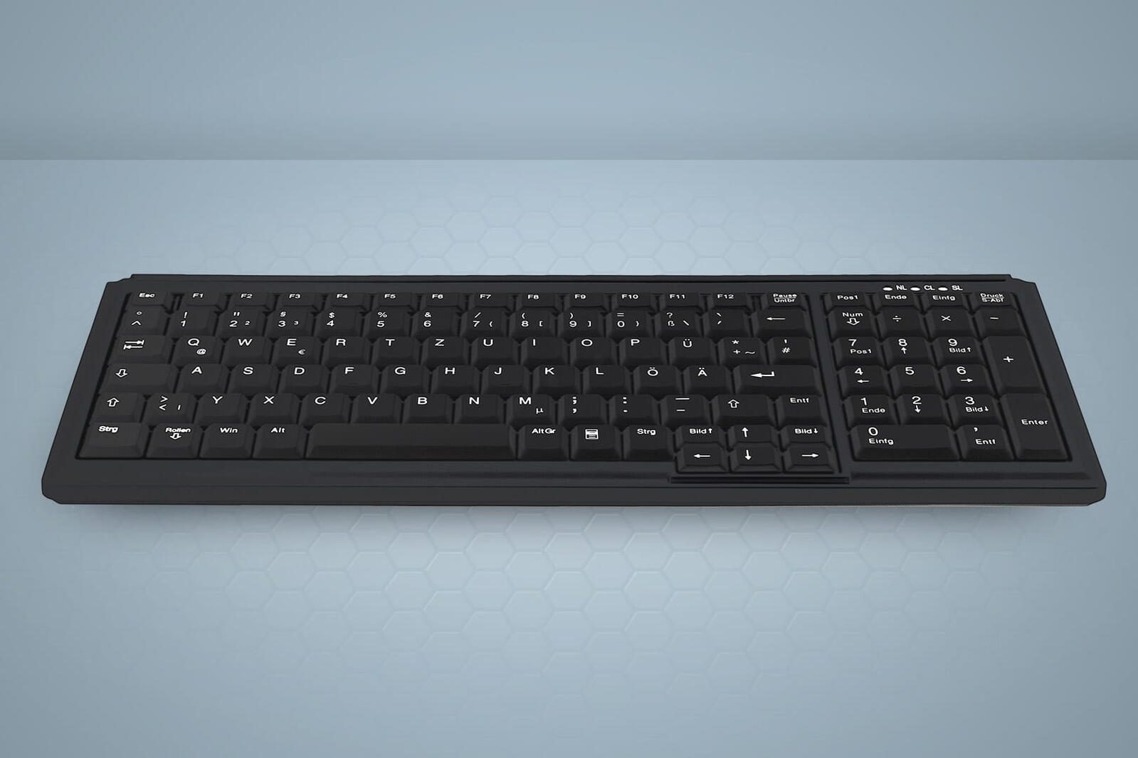 Active Key АК-7000 Tastatur - QWERTZ Deutsch - Schwarz
